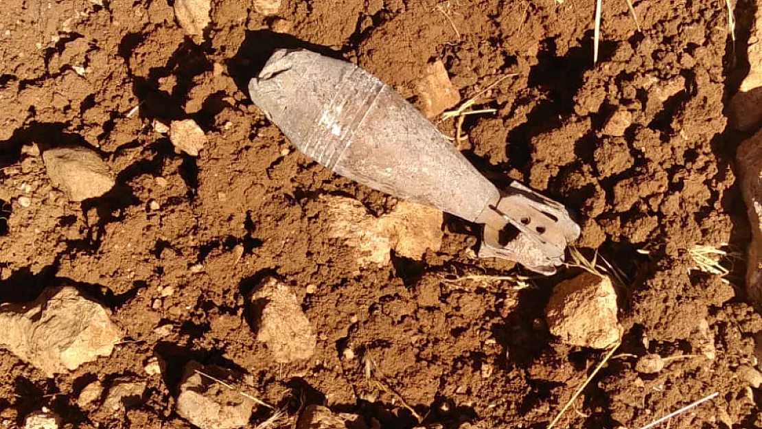 Siirt'te Patlamamış Havan Topu Bulundu