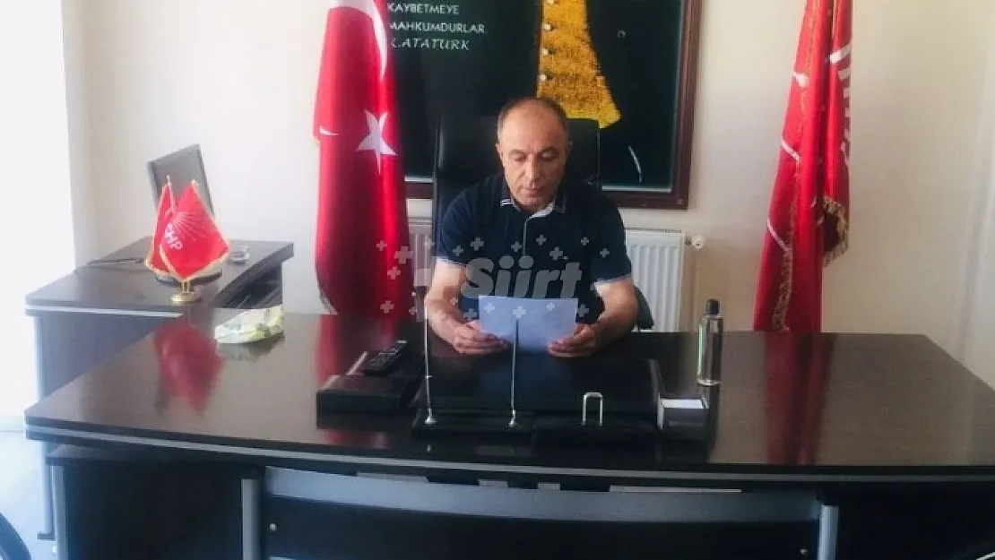 CHP'den Siirt Dahil 81 İlde Eş zamanlı Basın Açıklaması