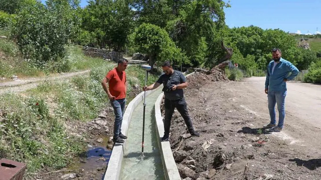 Çiftçiye sulama kanalı desteği