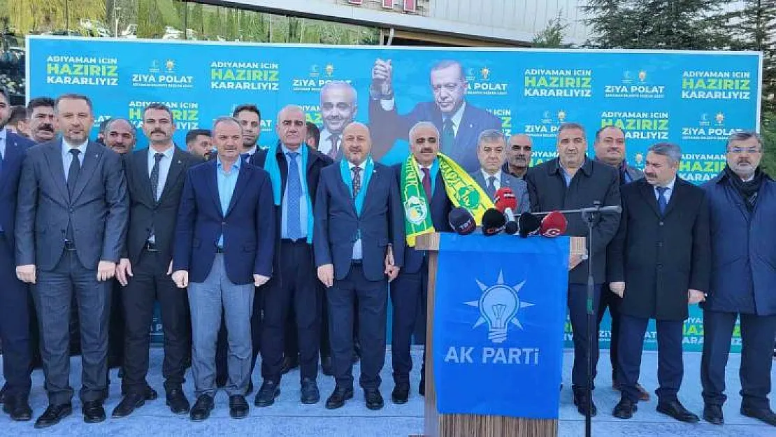 Cumhur İttifakı ve AK Parti Adayı Ziya Polat'a coşkulu karşılama