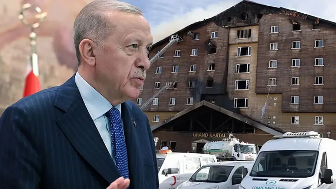 Cumhurbaşkanı Erdoğan: Bolu'daki Yangın Sebebiyle 1 Günlük Milli Yas İlan Edildi