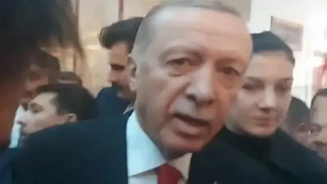 Cumhurbaşkanı Erdoğan, gazetecinin sorusuna sinirlendi: 'Allah Allah lafa bak!'