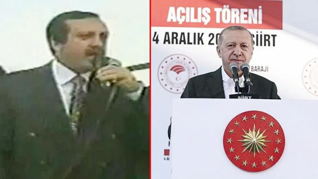 Cumhurbaşkanı Erdoğan, her şeyin başladığı yerde! Hapse girmesine neden olan şiiri tekrar Siirt'te okudu
