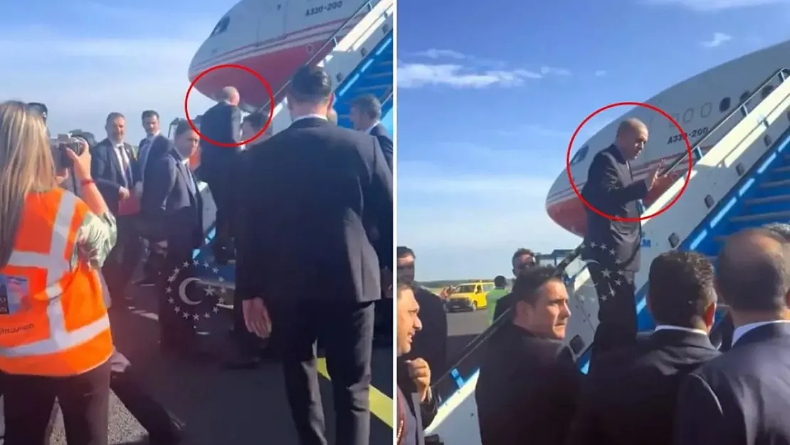 Cumhurbaşkanı Erdoğan'ı tam uçağa binerken yakalayıp bakın ne istedi! Erdoğan geri çevirmedi