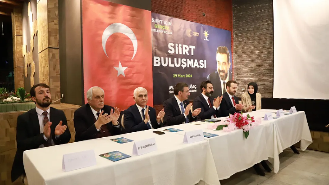 Cumhurbaşkanı Yarımcısı Yılmaz Siirt'te Konuştu! AK Parti Adaylarına Destek İstedi