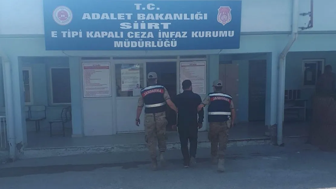 Hakkında 14 Yıl Hapis Cezası Bulunan Kişi Siirt'te Yakalandı