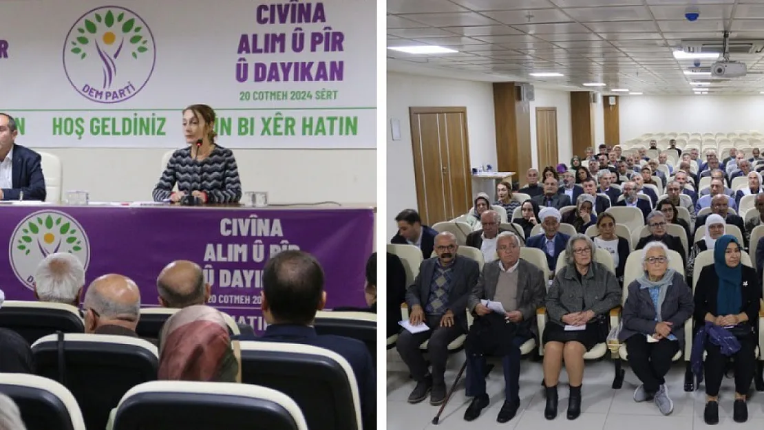 DEM Parti, Siirt'te Gerçekleştirdiği 'Alimler, Analar ve Pirler Buluşması'nın Sonuç Bildirgesi Açıklandı