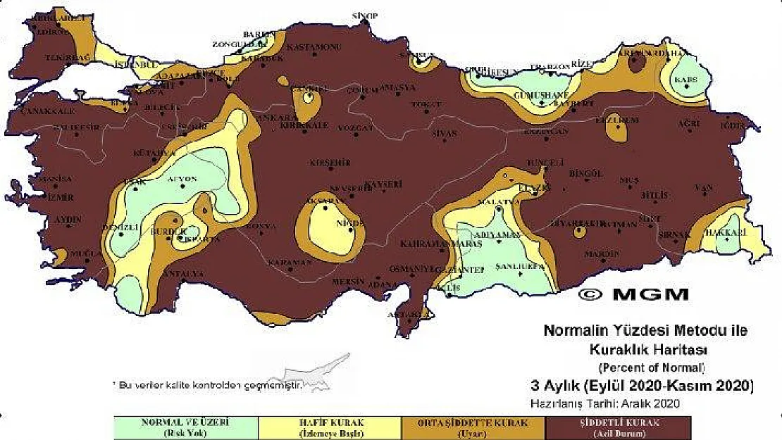 Meteorolojiden korkutan tablo: Harita giderek kararıyor