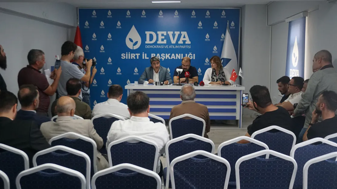 DEVA Partisi Genel Başkan Yardımcısı Mehmet Emin Ekmen: 'Eğer Biz Siirt'te AK Parti'den Az Oy Alırsak...'