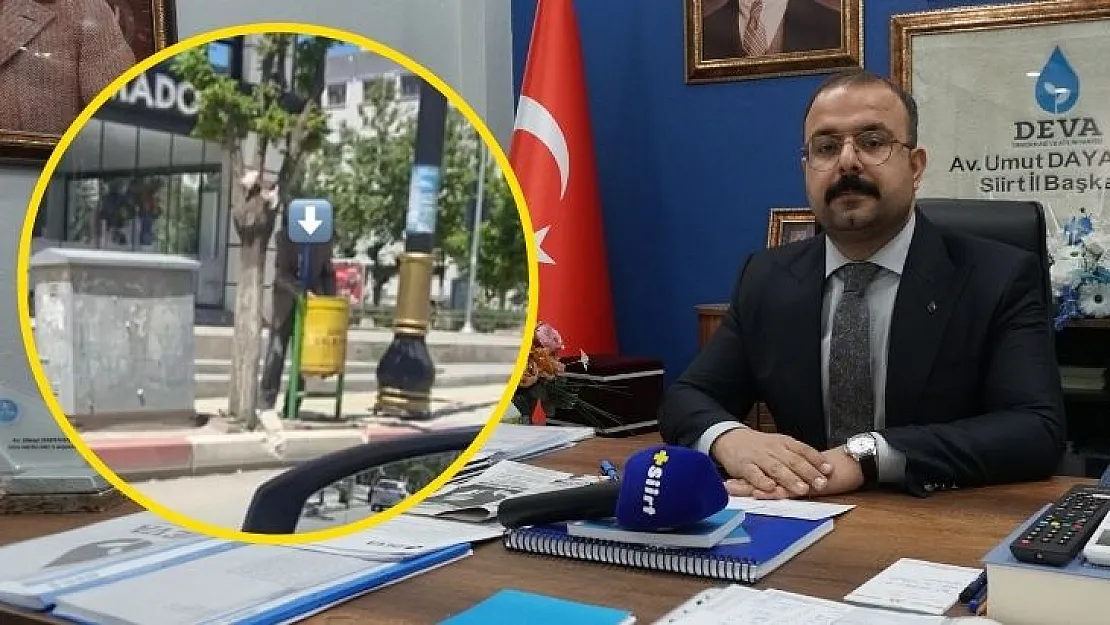 DEVA Partisi Siirt İl Başkanı Dayanan: Vatandaş çöpte rızkını arıyor