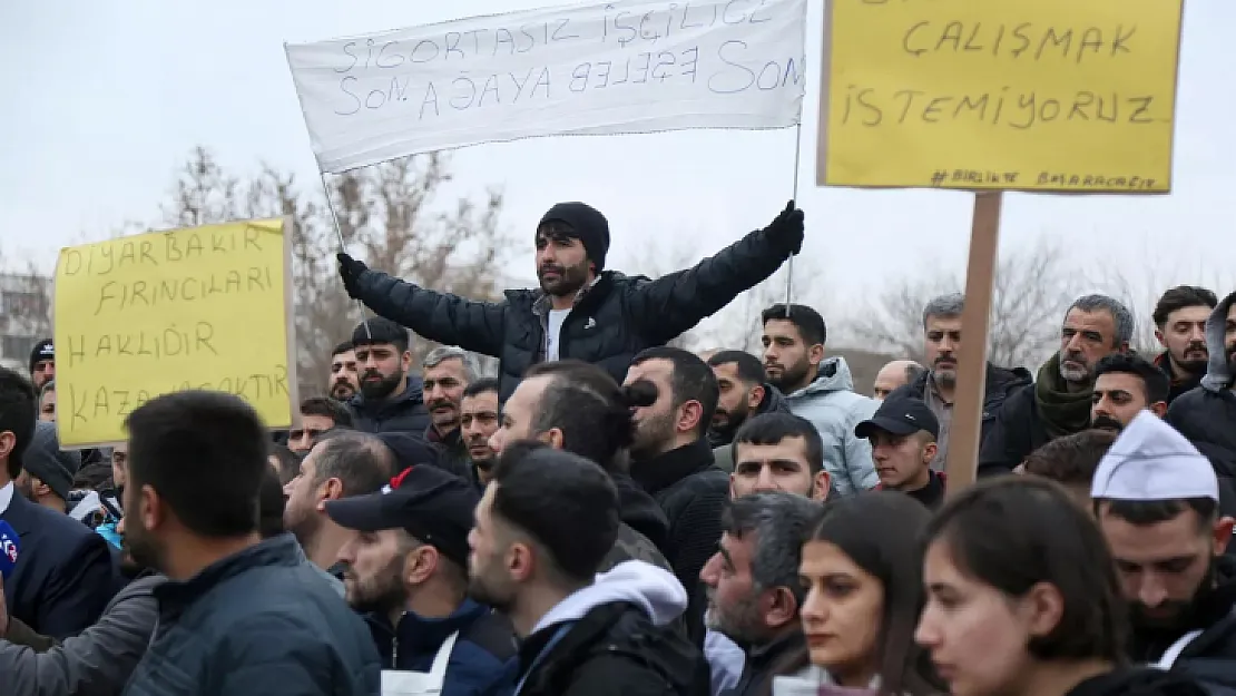 Diyarbakır'da fırın işçileri iş bıraktı: Ortaçağ köleleri değiliz