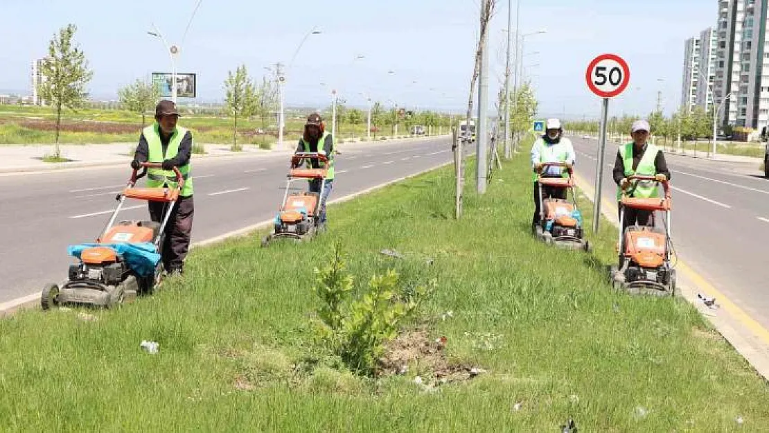 Diyarbakır'da günlük 150 bin metrekarelik yeşil alanda çalışma yürütülüyor