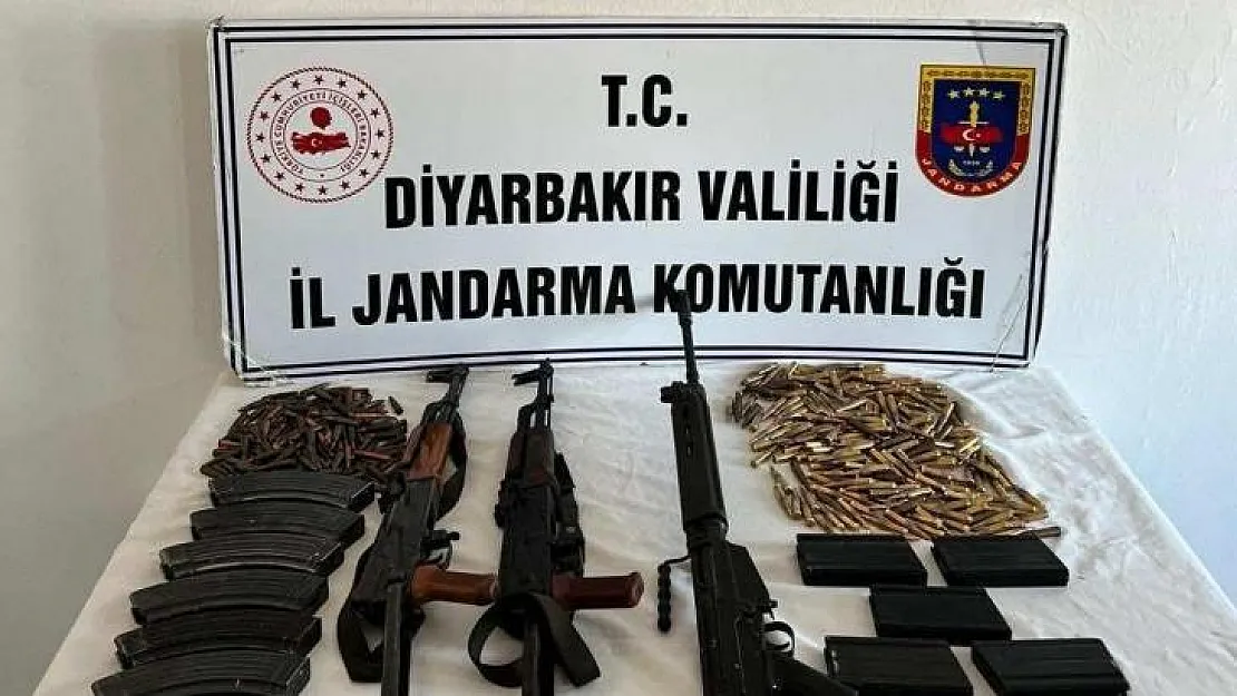 Diyarbakır'da jandarmadan ruhsatsız silah operasyonu: 2 tutuklama