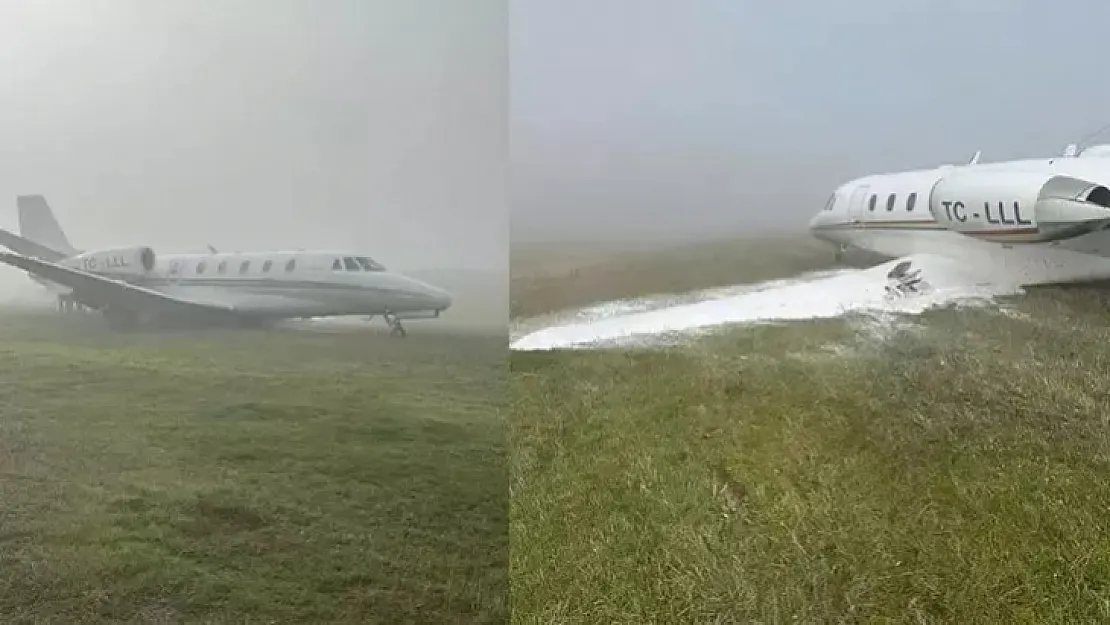 Diyarbakır'da jet pistten çıktı