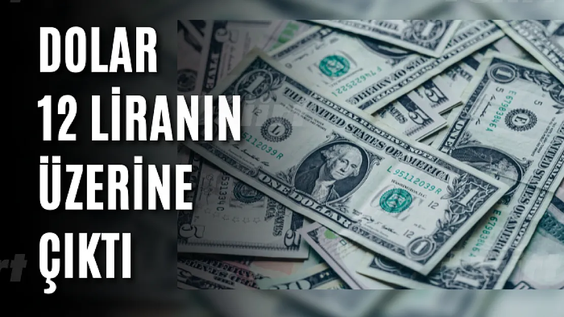 Dolar, 12 liranın üzerine çıktı