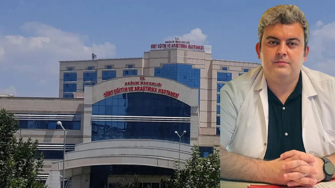 Dr. Fatih Bektaş, Siirt Eğitim ve Araştırma Hastanesi'nde Göreve Başladı