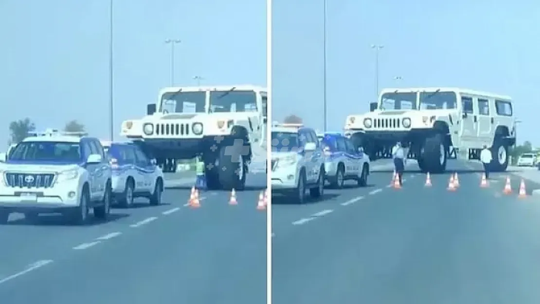 Dubai'de Dünyanın En Uzun Arabası Trafiğe Çıktı