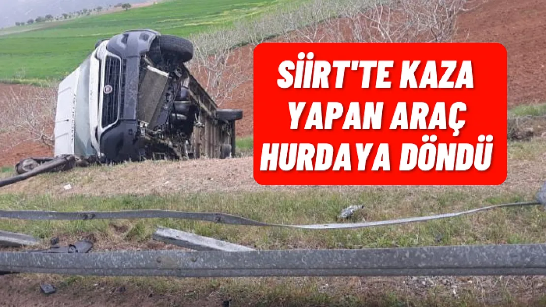 Hurdaya Dönen Araçtan Sağ Çıktı