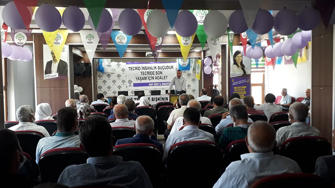 HDP Siirt İl Örgütü Açlık Grevlerine İlişkin Panel Düzenledi