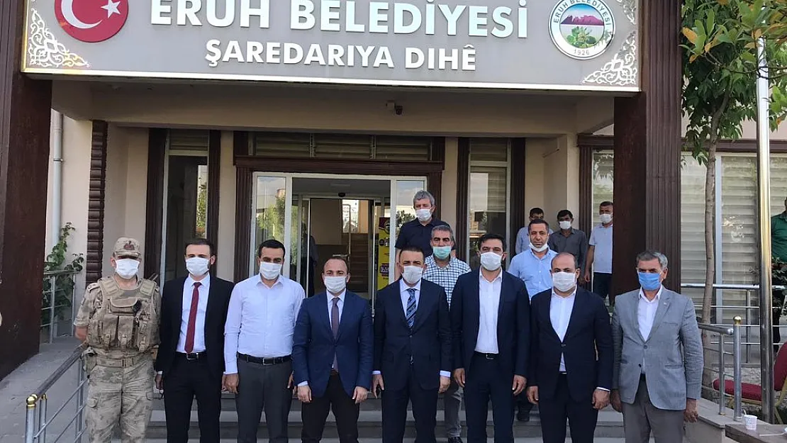 Siirt Valisi Osman Hacıbektaşoğlu, Eruh İlçesini Ziyaret Etti