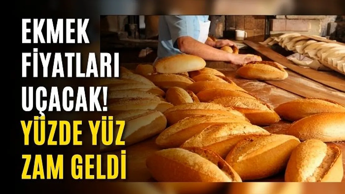 Ekmek fiyatları uçacak! Yüzde yüz zam geldi