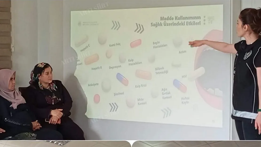 En İyi Narkotik Polisi Anne Projesi Kapsamında Siirt'te Eğitim Düzenlendi