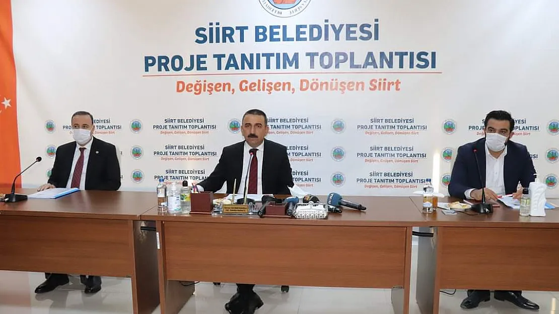 Siirt Belediyesi Proje Tanıtım Toplantısı Yapıldı