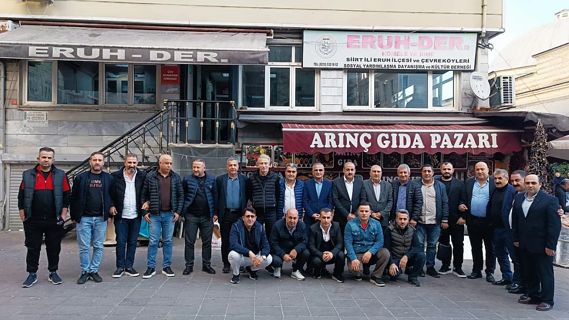 Eruh Belediye Başkanı Çiftçi, İstanbul'da Bulunan Eruhlularla Bir Araya Geldi!