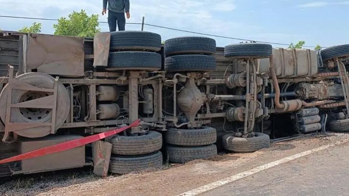 Eruh-Şırnak Karayolunda TIR Devrildi: 102 Koyun ve Keçi Telef Oldu, Şoför Yaralandı