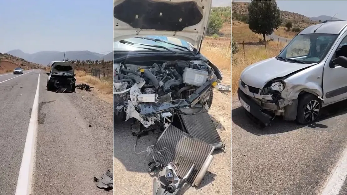 Eruh'ta Korkutan Trafik Kazası: İki Araç Çarpıştı, Maddi Hasar Büyük