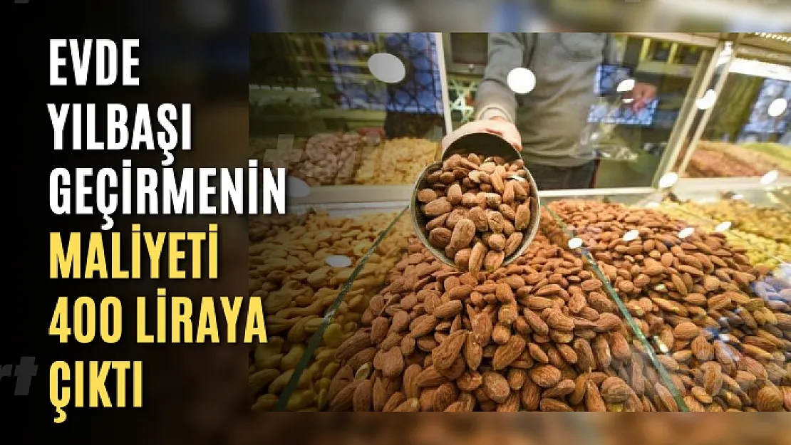 Evde yılbaşı geçirmenin maliyeti en az 400 lira