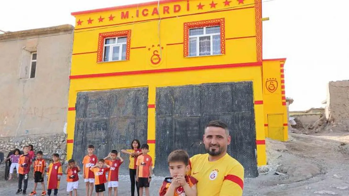 Evini sarı-kırmızıya boyatıp Icardi yazan Diyarbakırlı taraftar İHA'ya konuştu