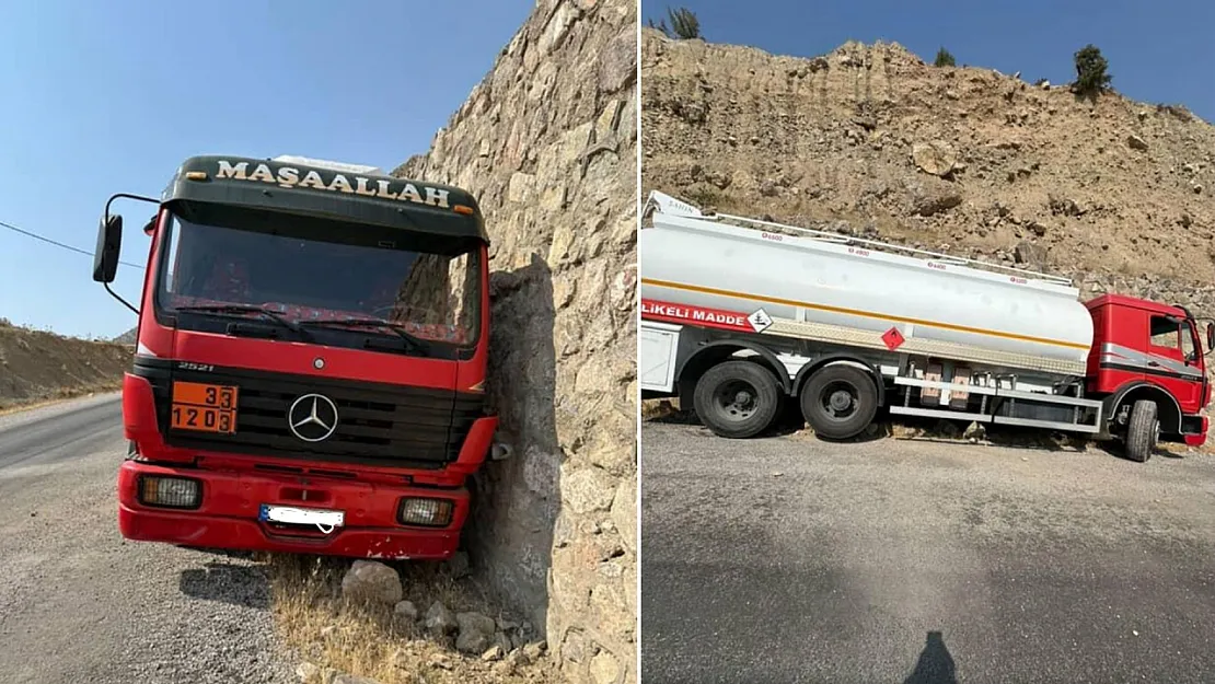Faciayı Sürücünün Soğukkanlılığı Önledi: Şirvan'da Freni Boşalan Tanker Uçurumun Kenarında Durduruldu