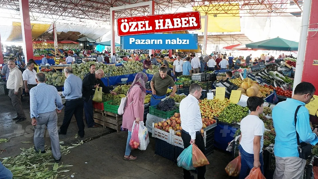 Pazarda sebze meyve fiyatları el yakıyor!