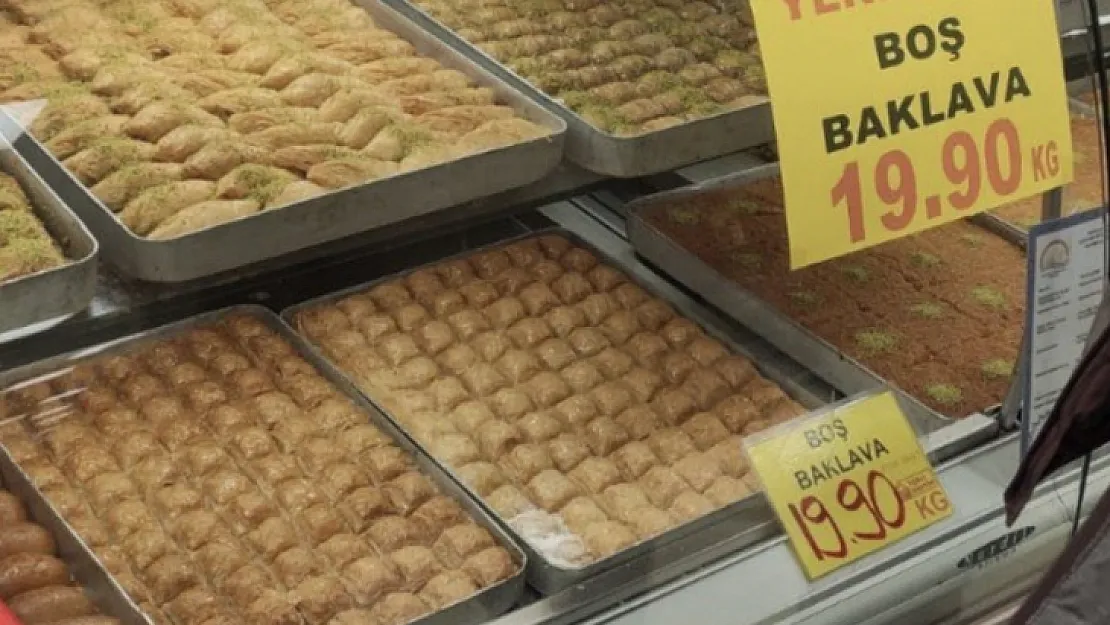 Fiyat artışları bunu da yaptırdı: Boş baklava!