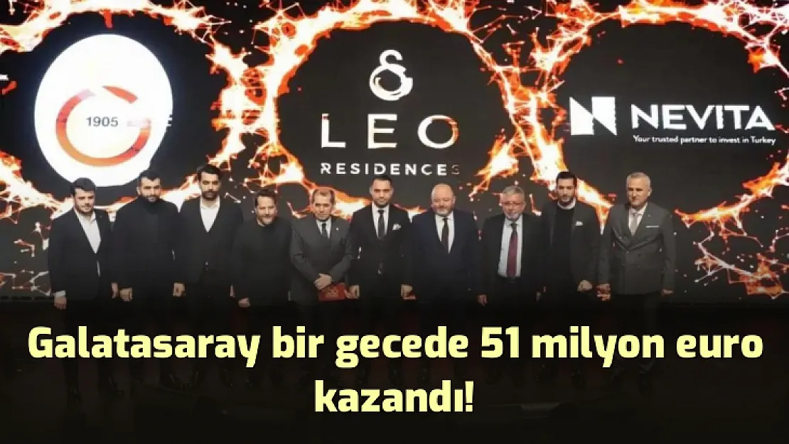 Galatasaray bir gecede 51 milyon euro kazandı!