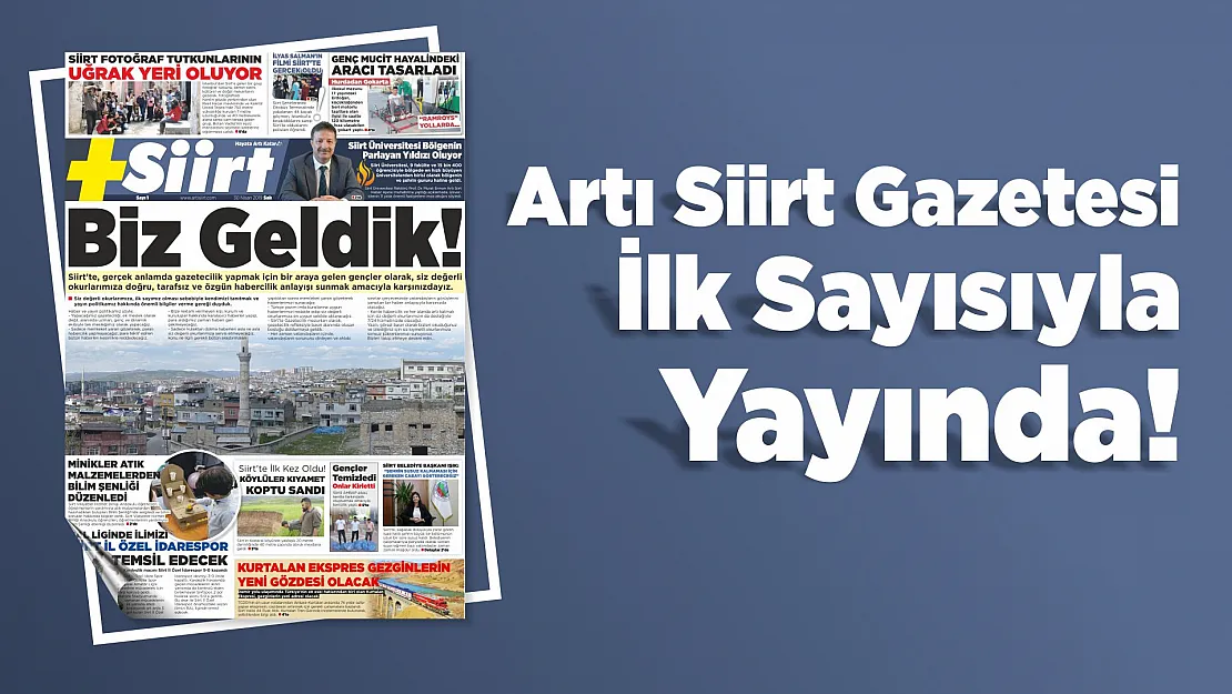 Artı Siirt Gazetesi - Sayı 1