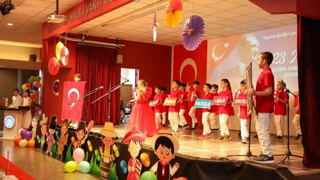 Gaziantep Kolej Vakfı'nda 23 Nisan coşkusu