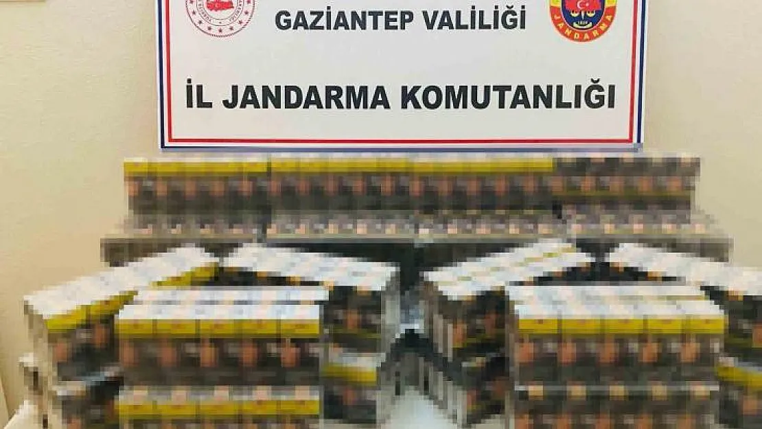 Gaziantep'te 1,5 milyon TL değerinde kaçak sigara ve çay ele geçirildi