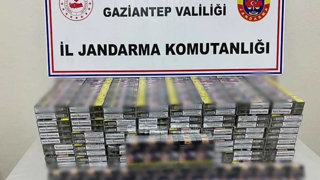 Gaziantep'te 330 bin TL'lik kaçak sigara operasyonu