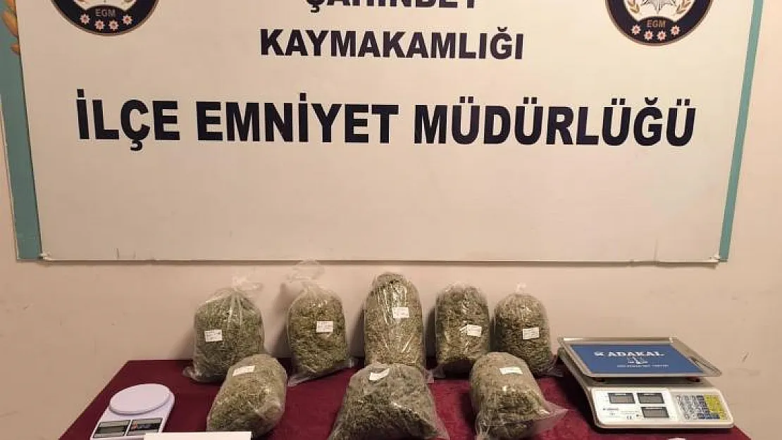 Gaziantep'te 7 kilo esrar ele geçirildi: 3 gözaltı