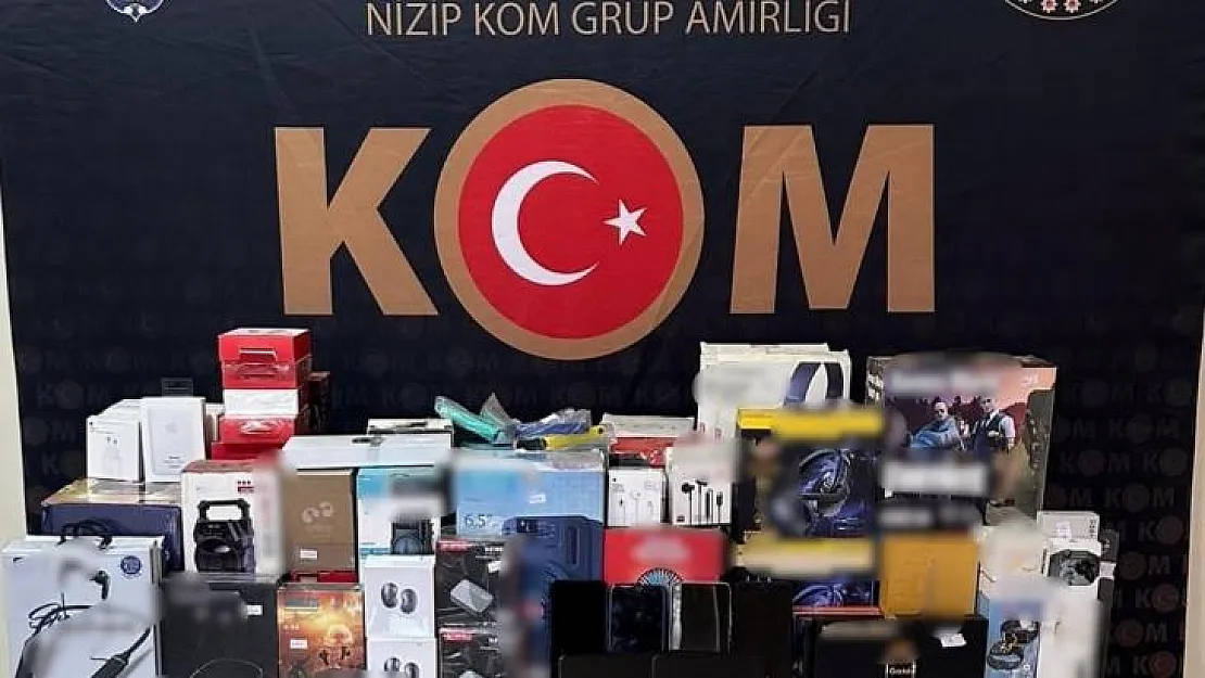 Gaziantep'te kaçakçılık operasyonu: 2 gözaltı