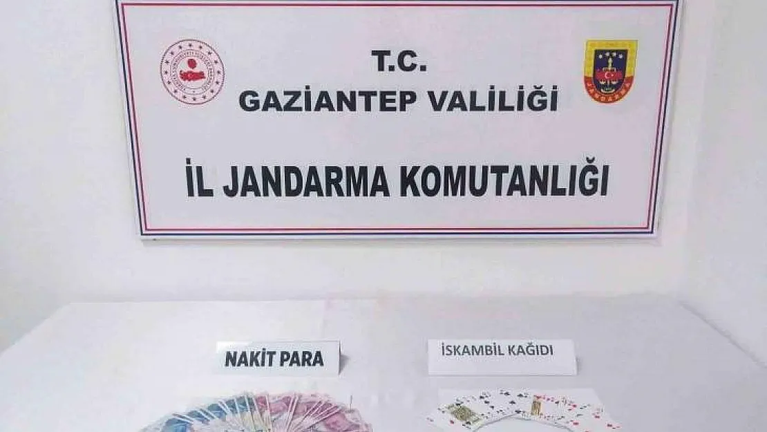 Gaziantep'te kumar ve bahis oynayanlara 'mengene' baskını