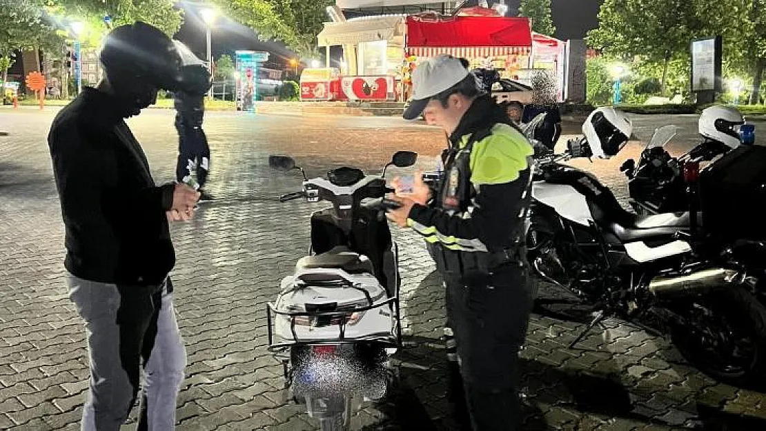 Gaziantep'te parklarda şok huzur-güven uygulaması