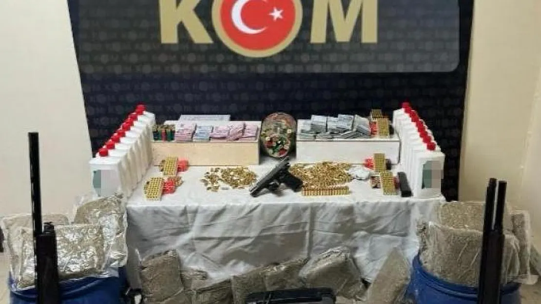 Gaziantep'te uyuşturucu ve kaçak silah operasyonu: 1 tutuklama