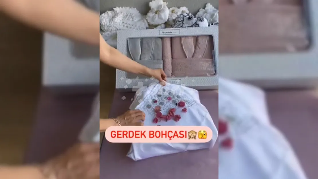 Gerdek Bohçası Videosu Sosyal Medyada İnfial Yarattı