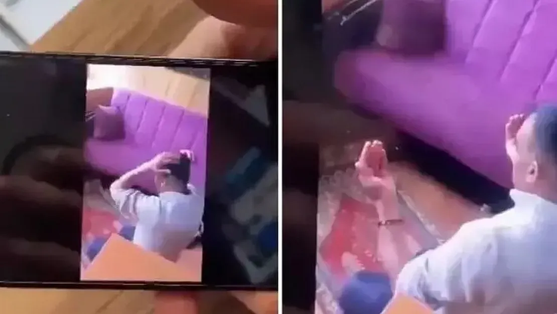 Görüntüler Çok Konuşuldu!  Belediye başkanı, AK Parti kongresine katılan esnafı tövbe mi ettirdi?