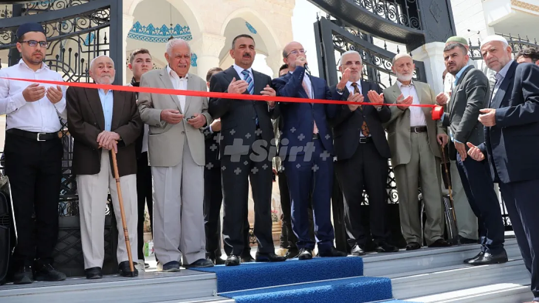 Siirt'te 'Hacı Süleyman Öztatlı Cami'nin Açılışı Dualarla Yapıldı