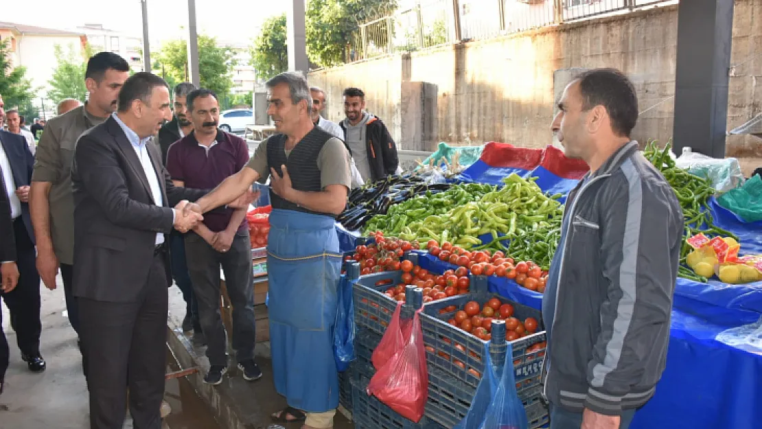 Hacıbektaşoğlu'ndan Yeni Semt Pazarlarına Ziyaret