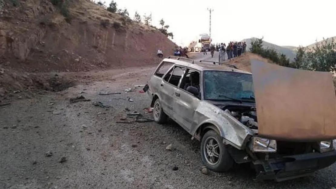 Siirt'te sivil aracın geçişi sırasında teröristlerin döşediği EYP infilak etti